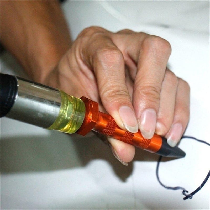 HiYi GS DIY Paintless Dent Repair Kit Metal Tap Down Pen with 9 Heads Tips Dent Removal Tools - Image 3